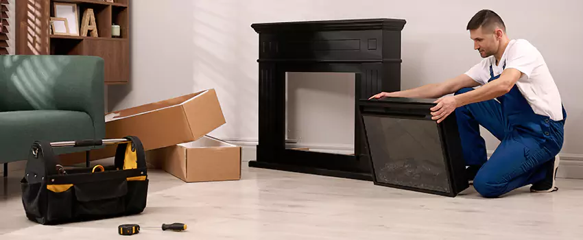 Old Rusted Metal Fireplace Repair And Replacement in Mineral Wells, TX