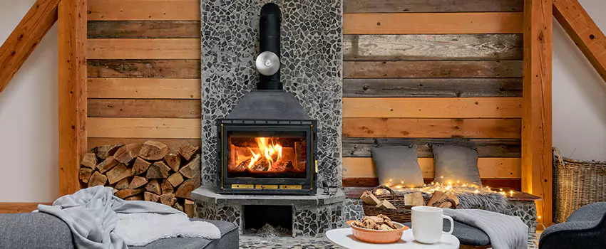 Thelin Hearth Products Direct Vent Gas Stove Fireplace Inspection in Mineral Wells, Texas